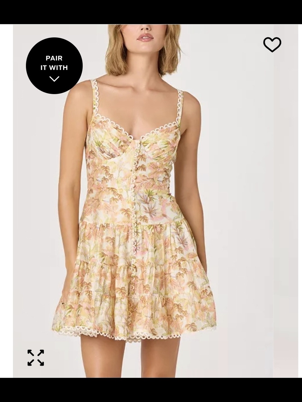 Astr Womens Bustier Neck Fit & Flare Mini Dress M $158